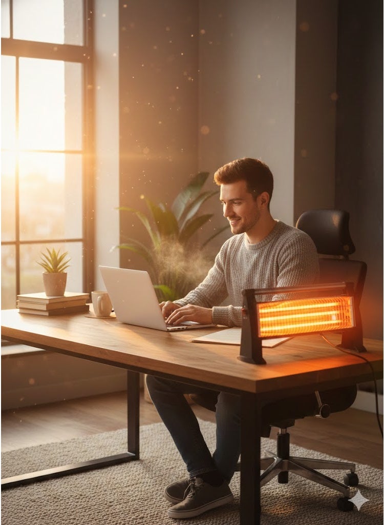 آي هوم iHome دفاية كهربائية 1500 وات – تصميم آمن وسريع التسخين – موفرة للطاقة - Image 2